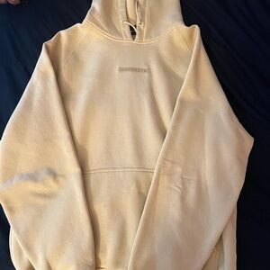 Alphalete Men's Butter Yellow/Beige Hoodie